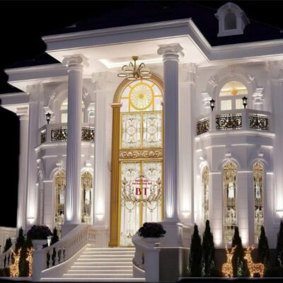 Thi công cổng nhôm đúc