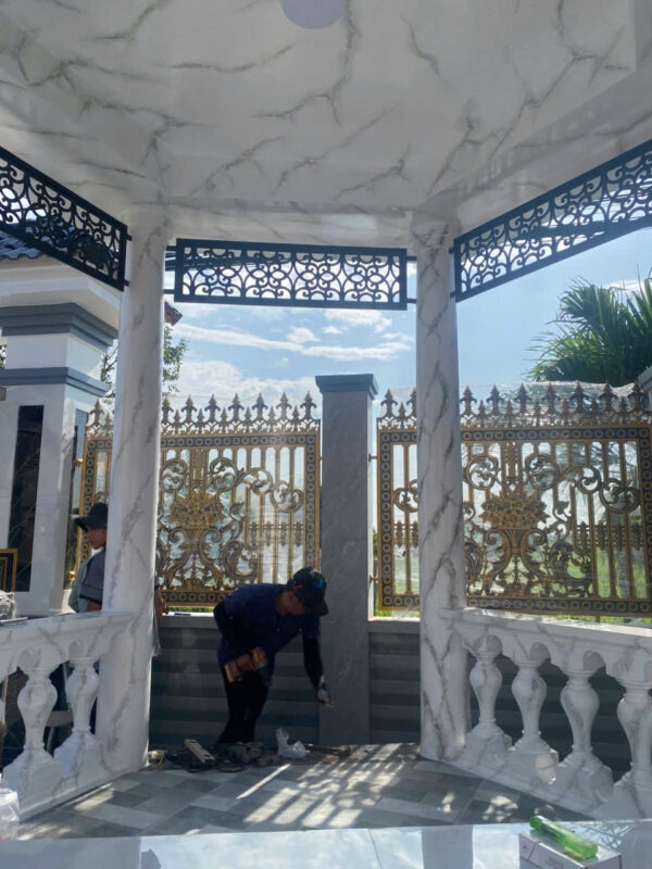 Top 10 mẫu cổng nhôm đúc đẹp nhất 