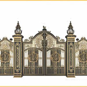 Cổng nhôm đúc 01