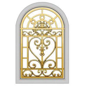 Bông gió nhôm đúc 01