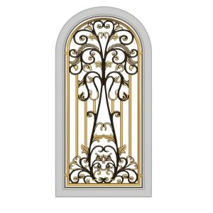 Bông gió nhôm đúc 02