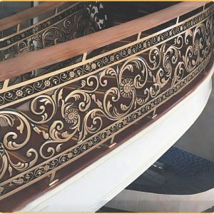 Cầu thang nhôm đúc 02